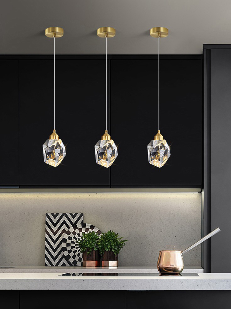Hanging Moon Lamp - Light Luxury K9 Crystal Small Dhandelier