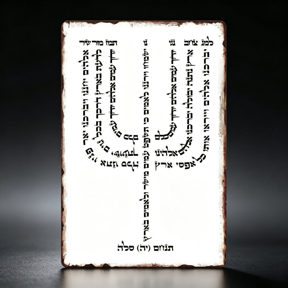 Home Decor Free - CIFBUY Vintage Hebrew YHVH Aluminum Wall