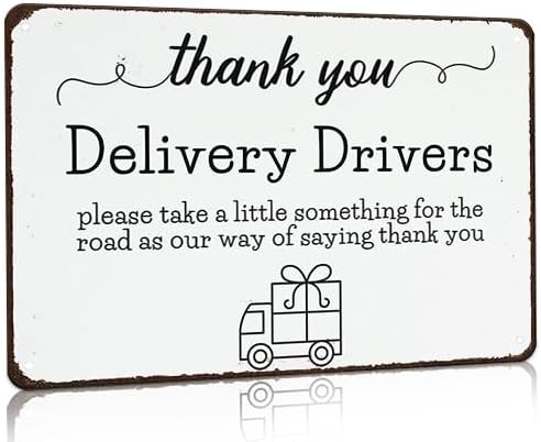 Home Decor Shop - Bestylez Thank You Delivery Driver Vintage