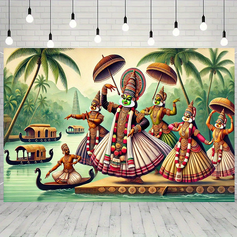 Home Decor Kerala - Luxurious Bollywood Indian Mythology Wall Tapestry