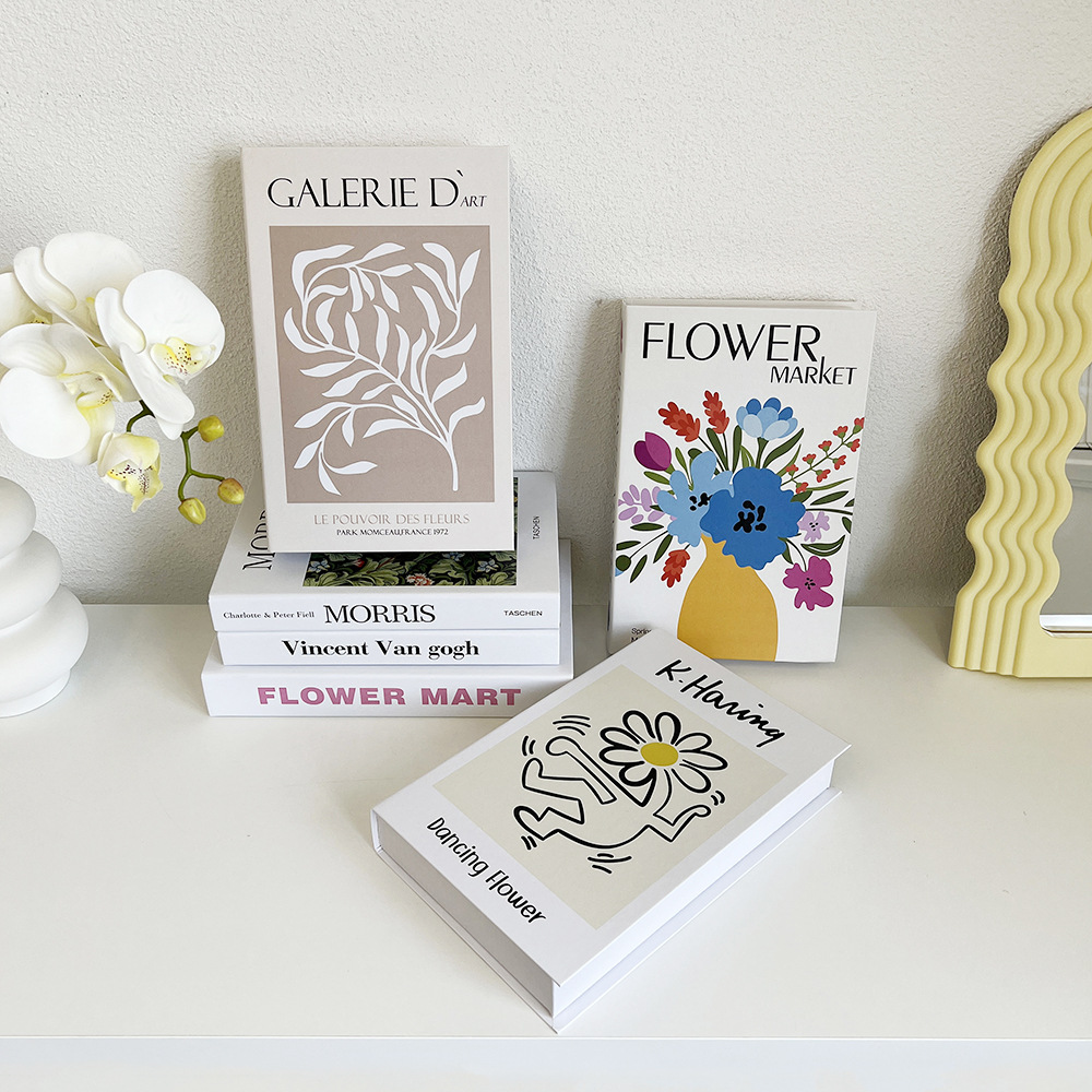Simulation Book Art Flower Eng - Home Decor Magazine 评论和价格