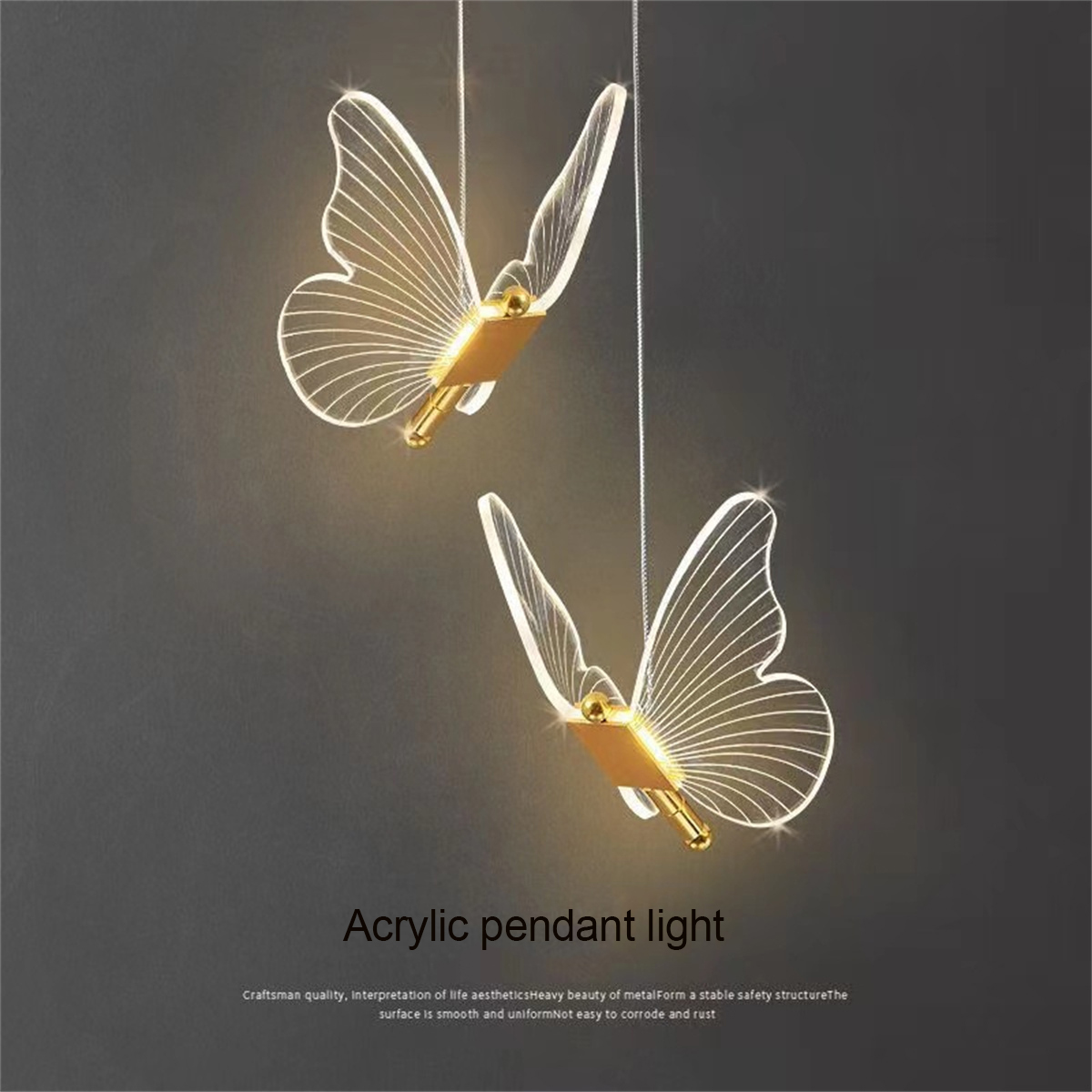 Bedside Butterfly Chandelier A - Hanging Moon Lamp 评论和价格