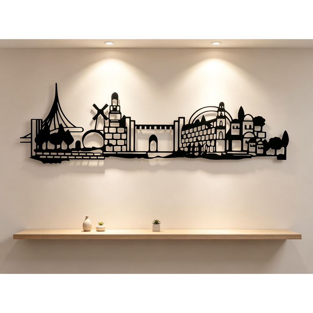 CIFBUY Metal Wall Art Jerusale - Home Decor Free 评论和价格