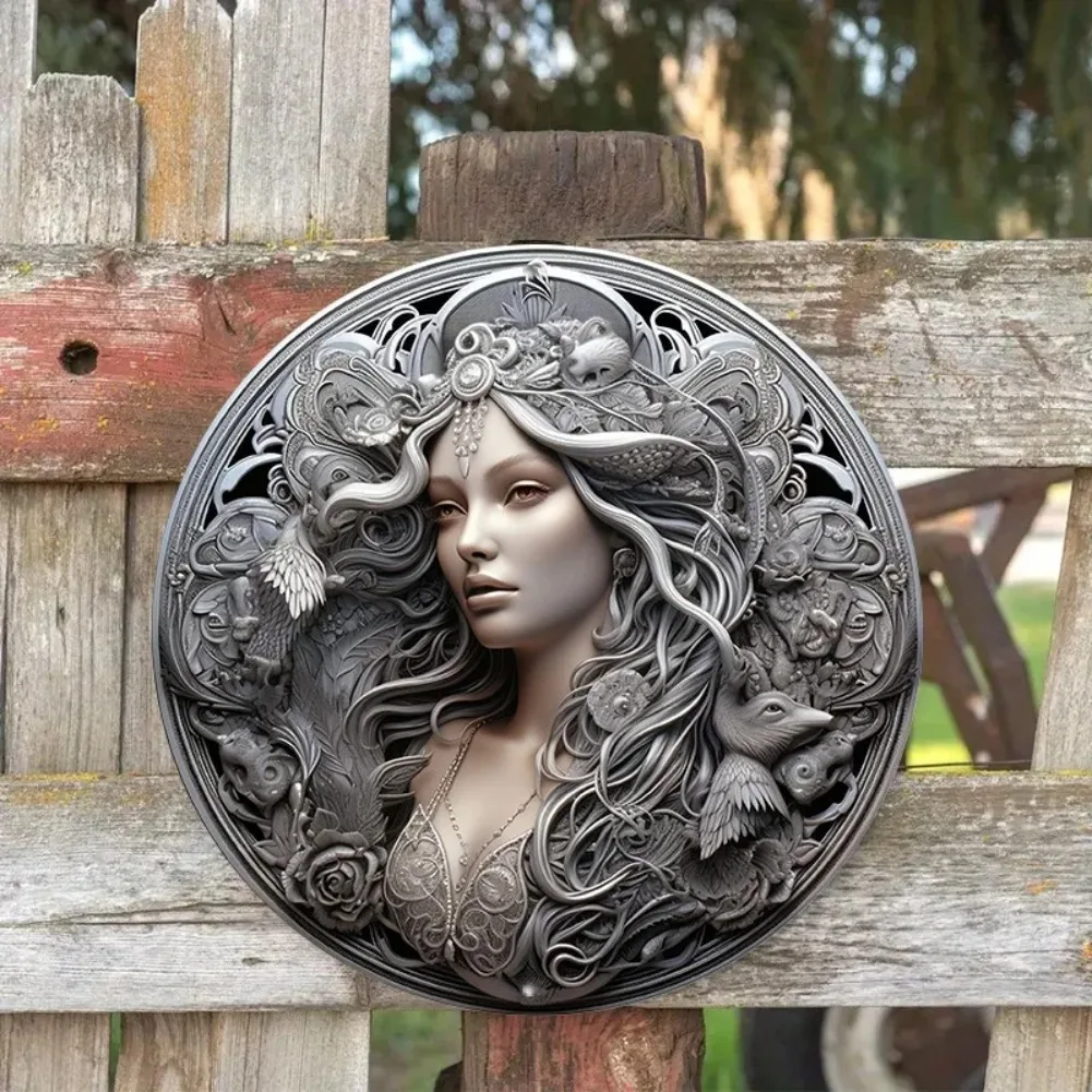 Round Metal Aluminum Mark - Wa - Home Decor Shop 评论和价格