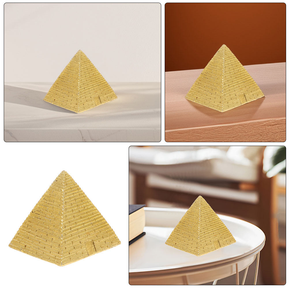 3Pcs Mini Egyptian Pyramid Res - Home Decor Accessories 评论和价格