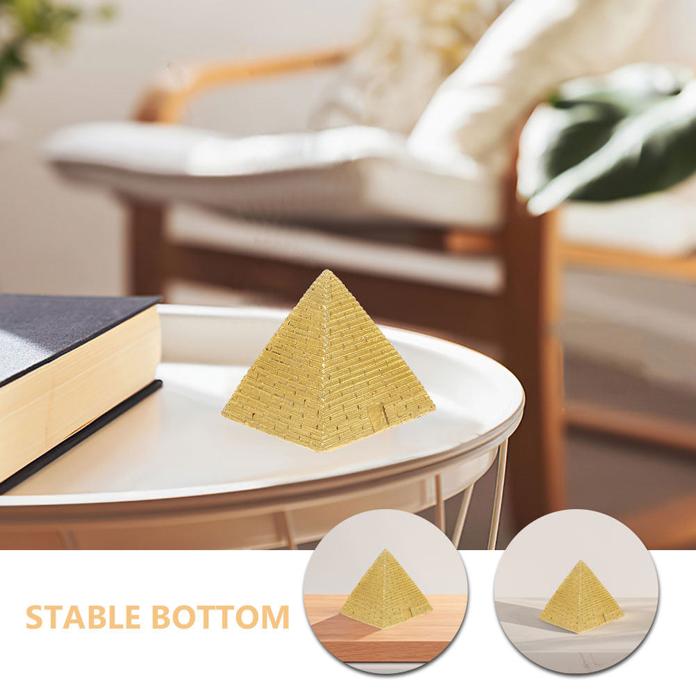 3Pcs Mini Egyptian Pyramid Res - Home Decor Accessories 评论和价格