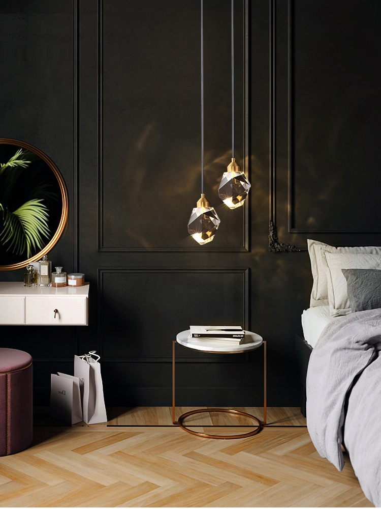 Light Luxury K9 Crystal Small  - Hanging Moon Lamp 评论和价格