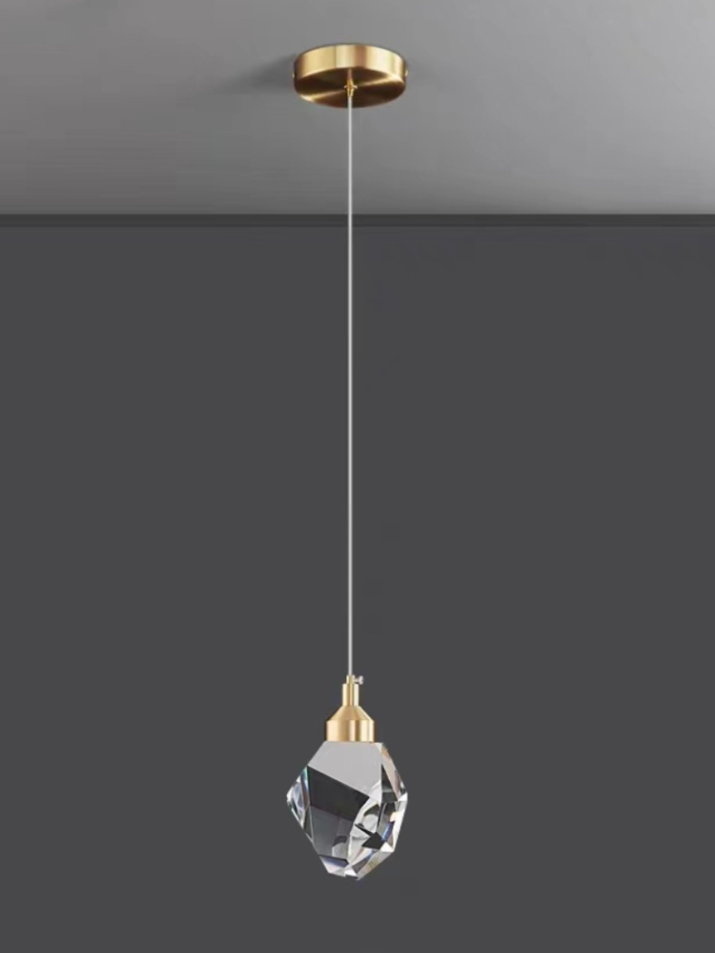 Light Luxury K9 Crystal Small  - Hanging Moon Lamp 评论和价格