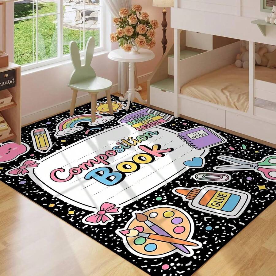 Composition Book Area Rug Colo - Home Decor Color Palettes 评论和价格