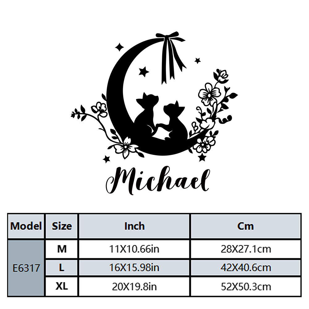 1PC Colorful Cat Flower Moon C - Home Decor Wall Tiles 评论和价格
