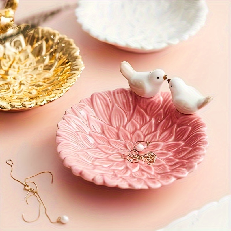New Cute Bird Dim Sum Ceramic  - Ceramic Trinket Dish 评论和价格
