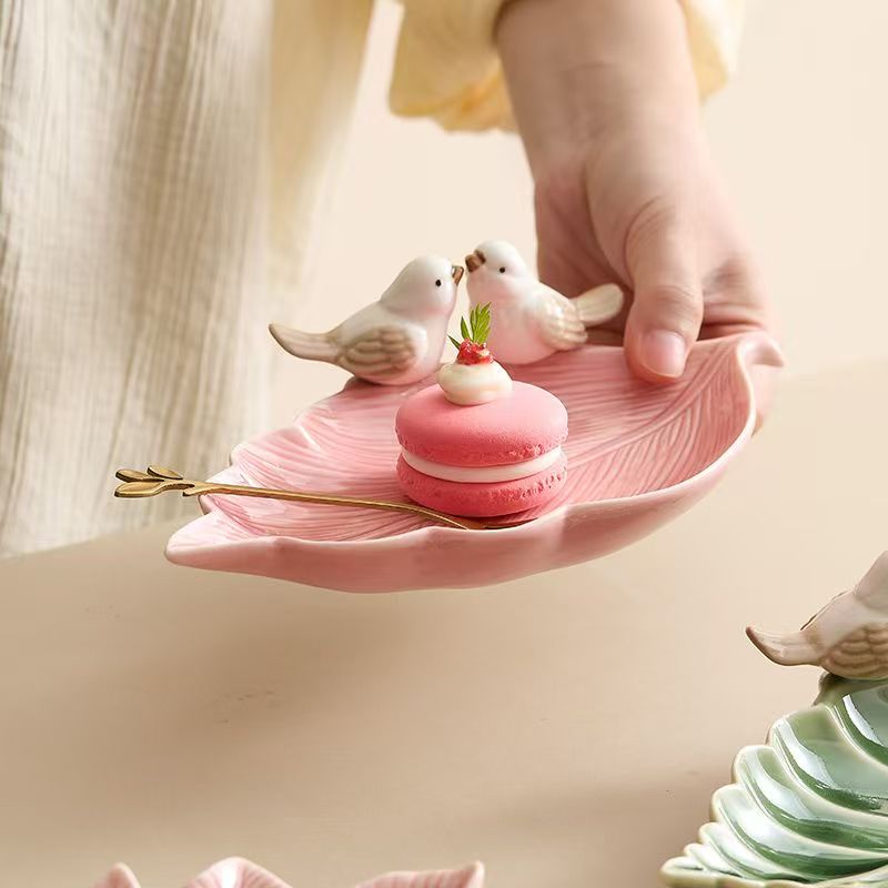 New Cute Bird Dim Sum Ceramic  - Ceramic Trinket Dish 评论和价格