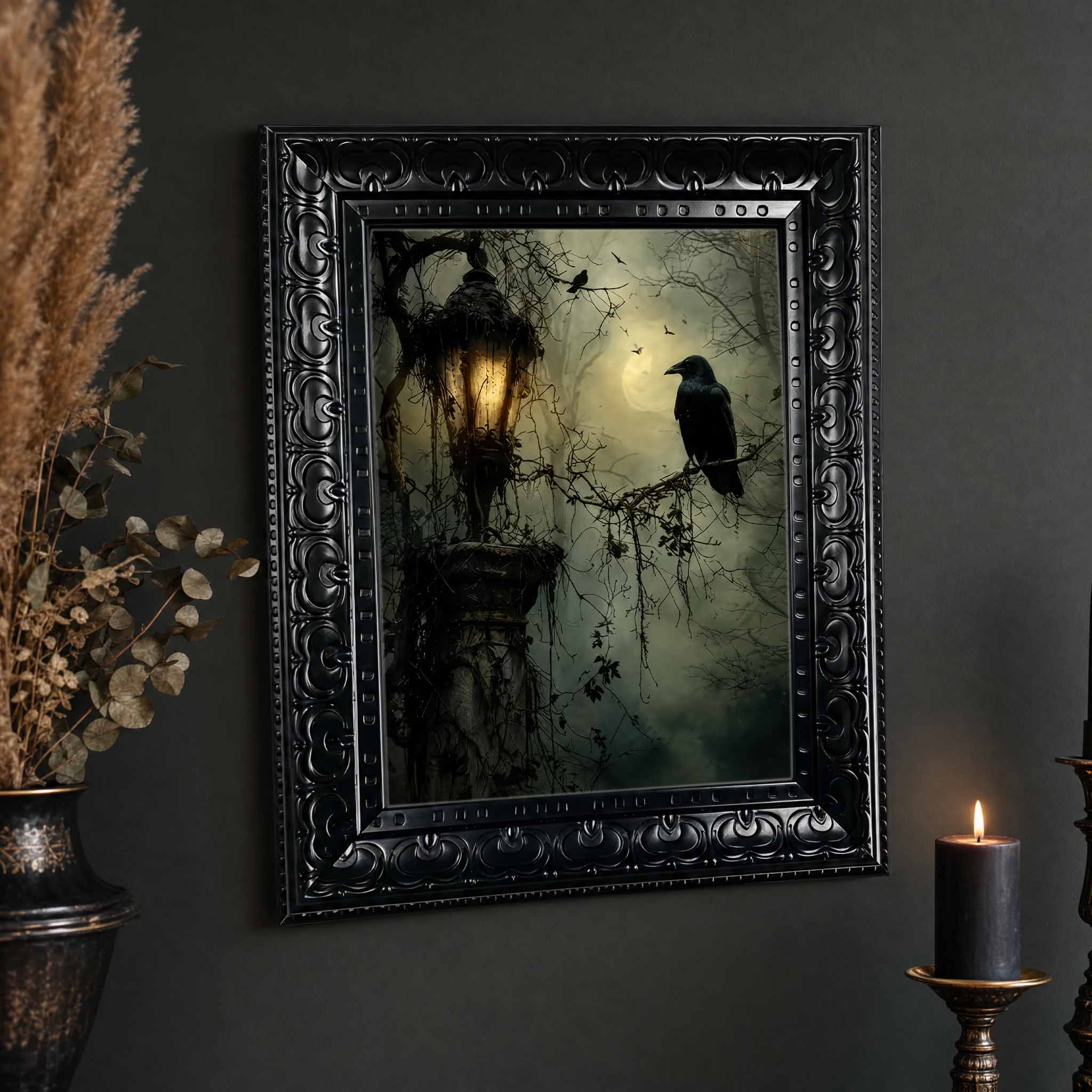 Halloween Wall Art, Framed Can - Geometric Wall Art 评论和价格
