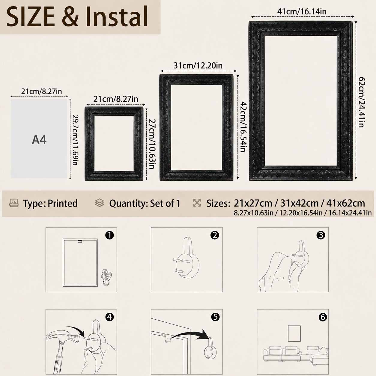 Halloween Wall Art, Framed Can - Geometric Wall Art 评论和价格