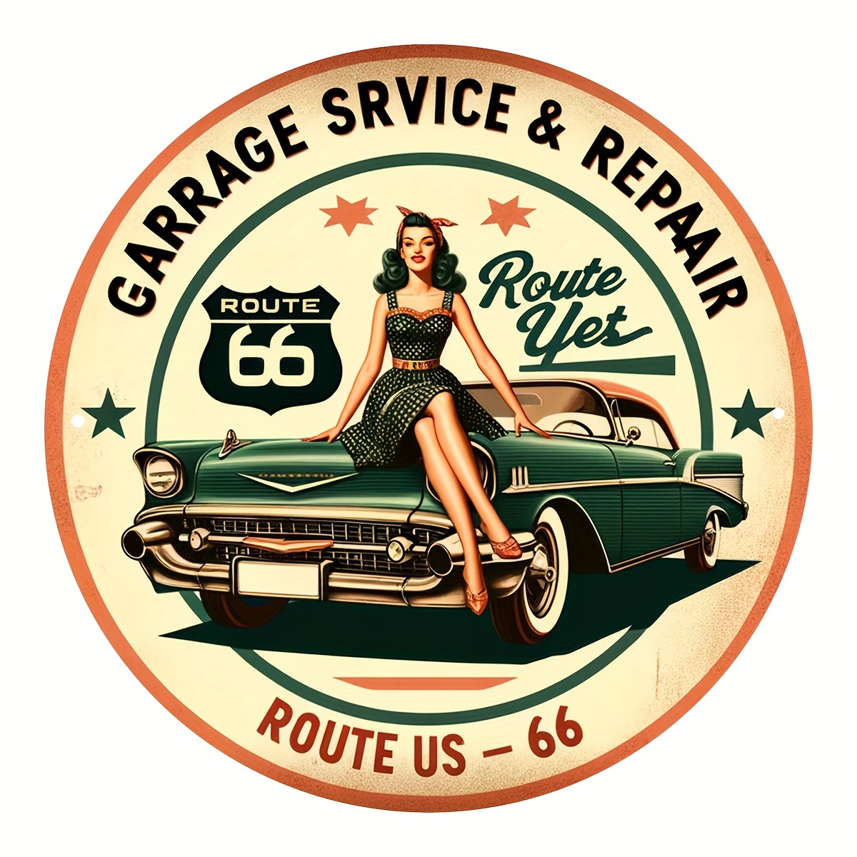 Vintage Garage Repair Service  - Home Decor Shop 评论和价格