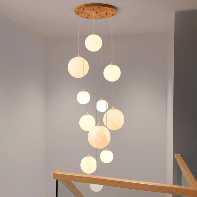 Modern Home Decor LED Lights P - Hanging Moon Lamp 评论和价格