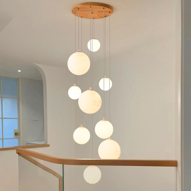 Modern Home Decor LED Lights P - Hanging Moon Lamp 评论和价格