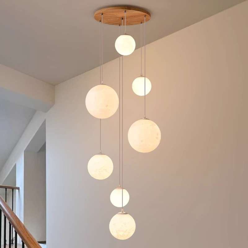 Modern Home Decor LED Lights P - Hanging Moon Lamp 评论和价格