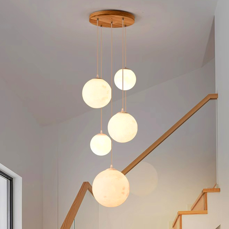 Modern Home Decor LED Lights P - Hanging Moon Lamp 评论和价格