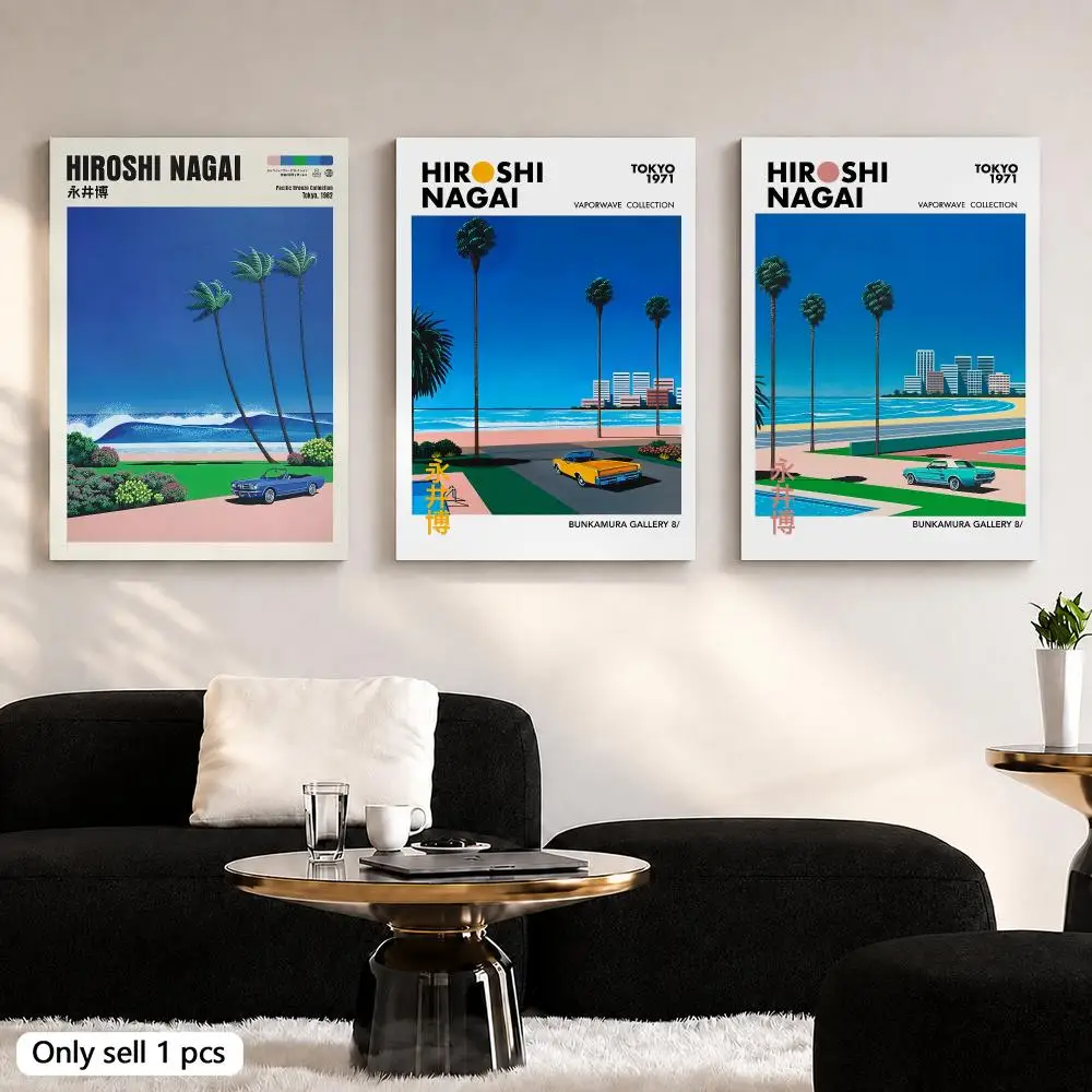 H-Hiroshi Nagai Coastal City S - Geometric Wall Art 评论和价格