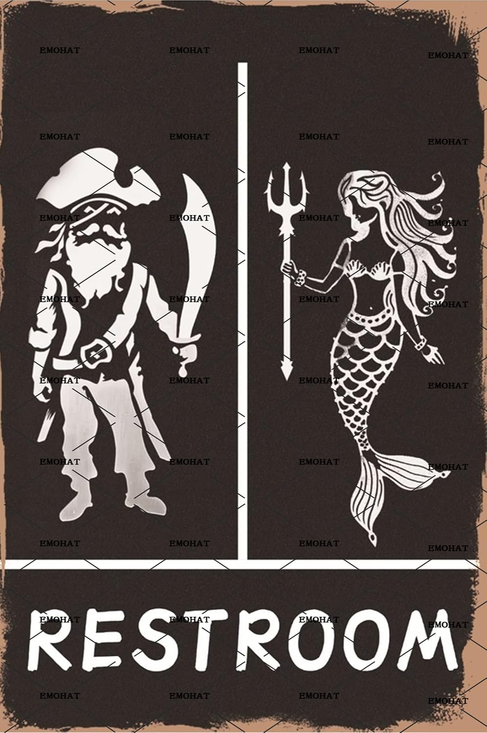 EMOHAT Funny Metal Tin Sign Me - Home Decor Shop 评论和价格