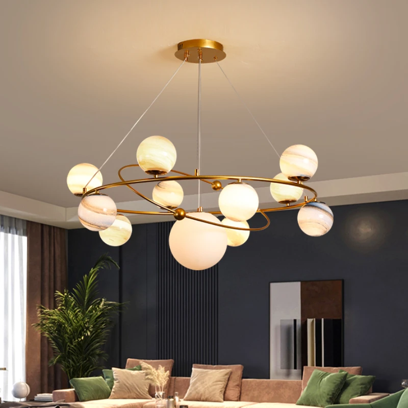 Nordic Planet Chandelier Ceili - Hanging Moon Lamp 评论和价格