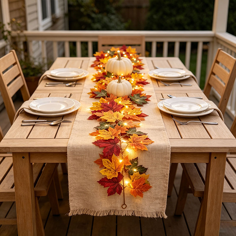 Fall Maple Leaf Garland with L - Home Decor Fallout 4 评论和价格