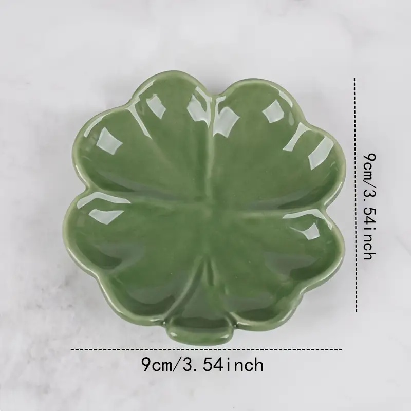 1Pc Ceramic Jewelry Tray Table - Ceramic Trinket Dish 评论和价格