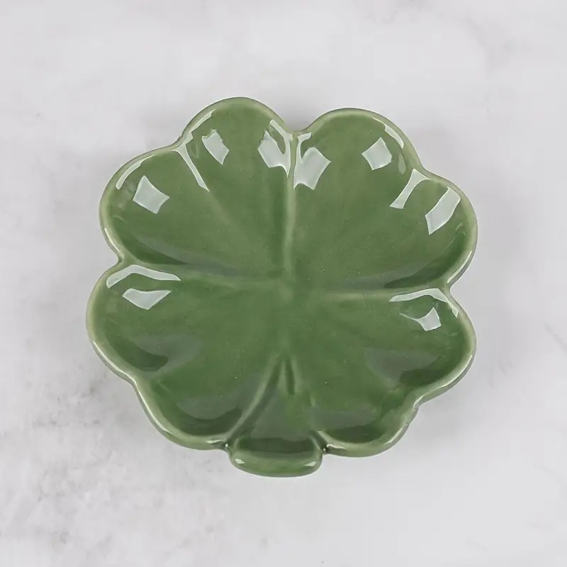 1Pc Ceramic Jewelry Tray Table - Ceramic Trinket Dish 评论和价格