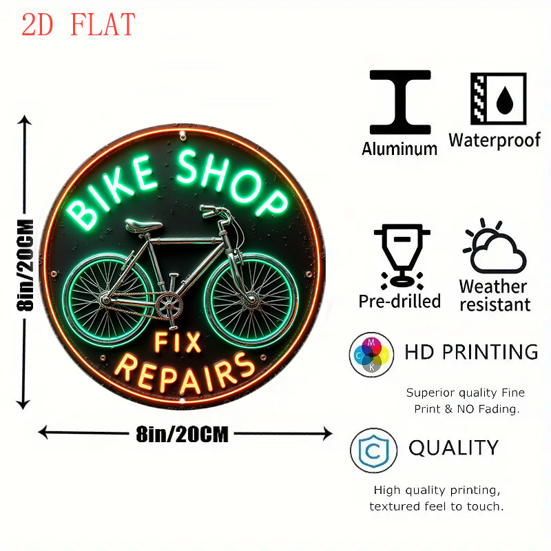CIFBUY Retro Neon Bicycle Shop - Home Decor Shop 评论和价格