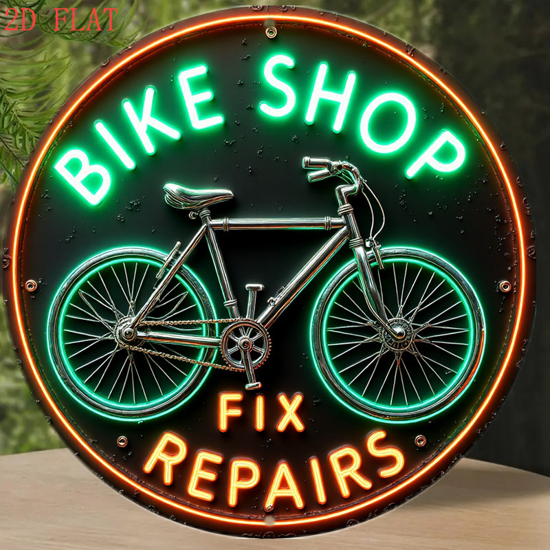 CIFBUY Retro Neon Bicycle Shop - Home Decor Shop 评论和价格