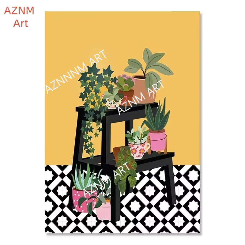 Modern Wall Art Canvas Paintin - Home Decor Wall Tiles 评论和价格
