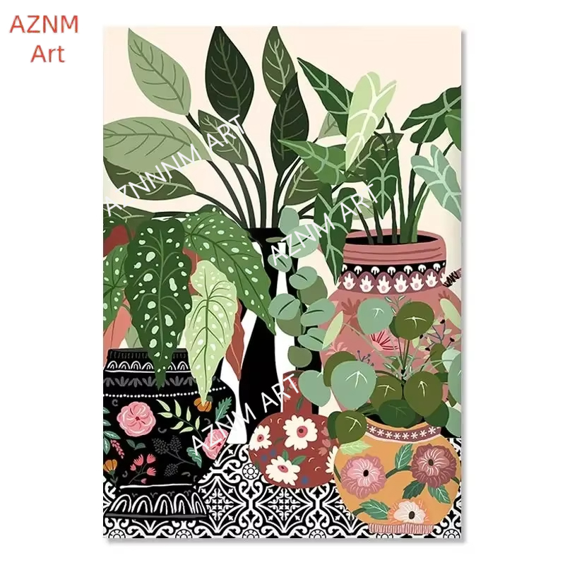 Modern Wall Art Canvas Paintin - Home Decor Wall Tiles 评论和价格
