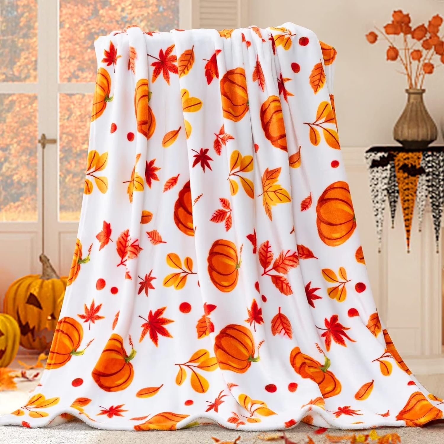 Fall Throw Blanket Halloween P - Home Decor Fallout 4 评论和价格
