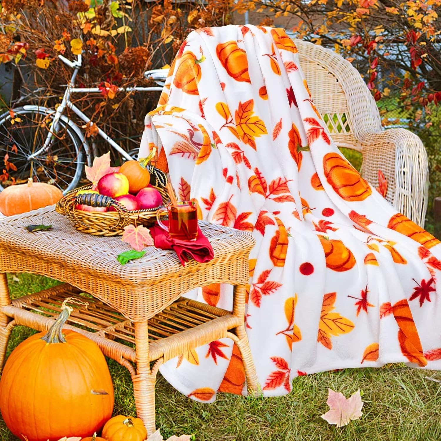 Fall Throw Blanket Halloween P - Home Decor Fallout 4 评论和价格