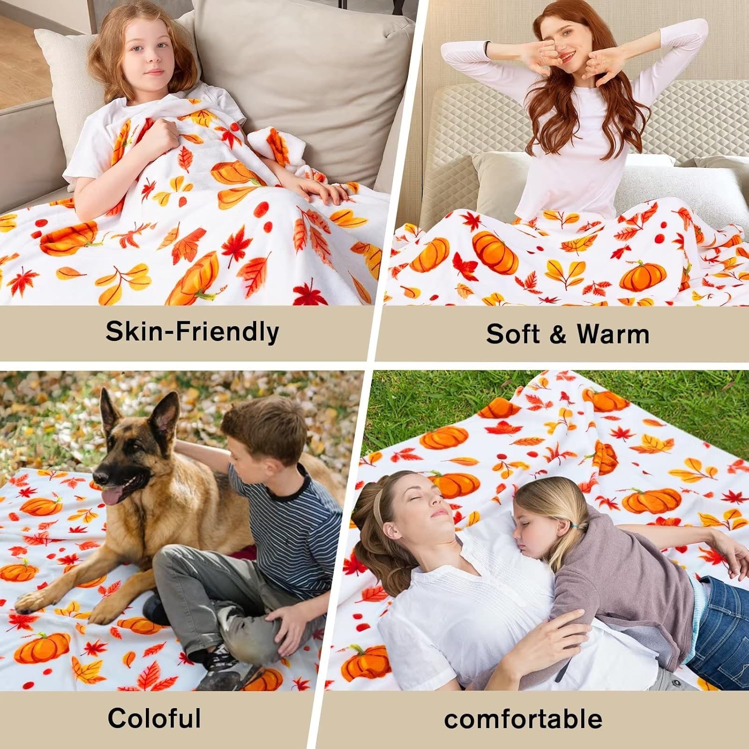 Fall Throw Blanket Halloween P - Home Decor Fallout 4 评论和价格