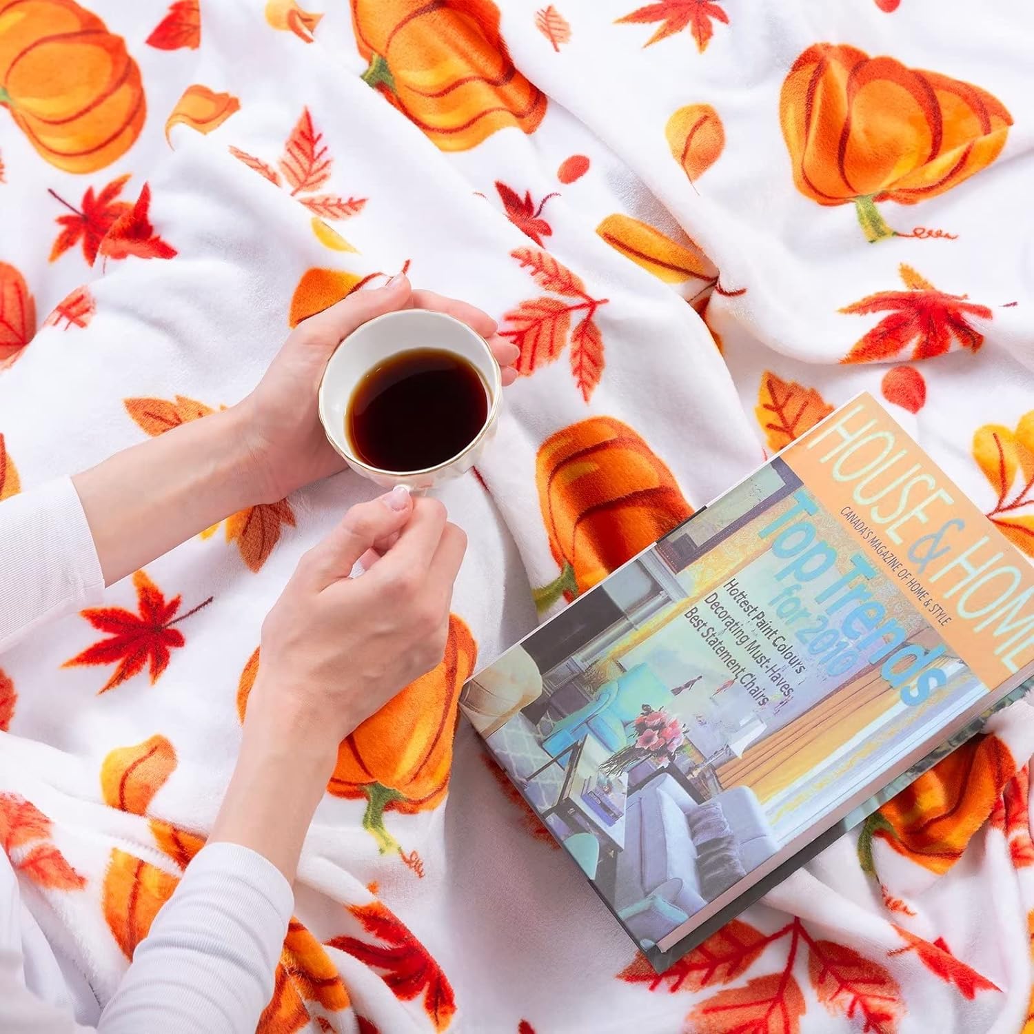 Fall Throw Blanket Halloween P - Home Decor Fallout 4 评论和价格
