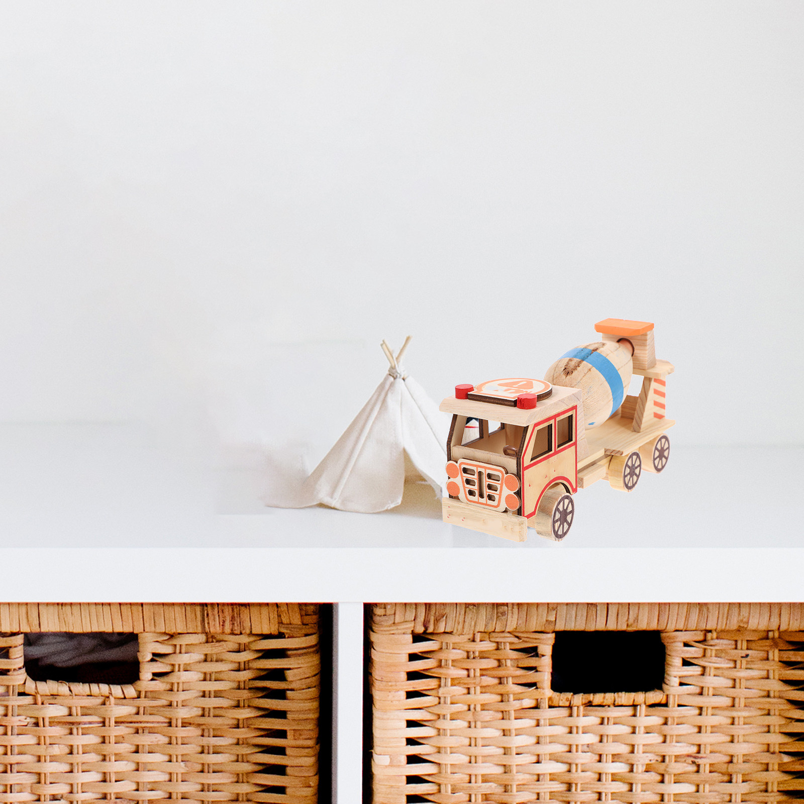 1Pcs Cement Mixer Wooden Simul - Home Decor Simulator 评论和价格
