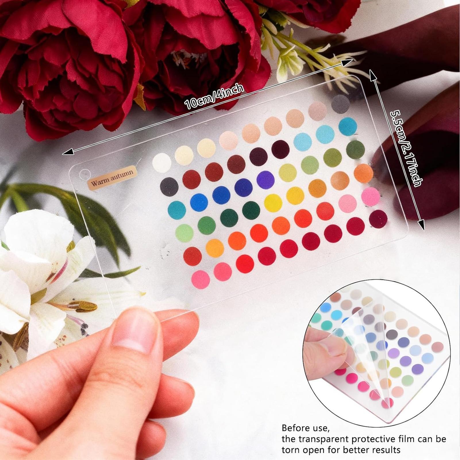 6Pcs Soft Autumn Color Analysi - Home Decor Color Palettes 评论和价格