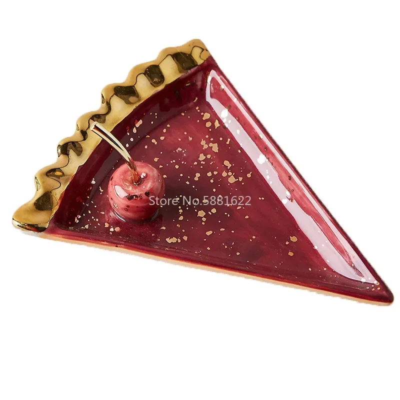 Nordic Ceramic Watermelon Shap - Ceramic Trinket Dish 评论和价格