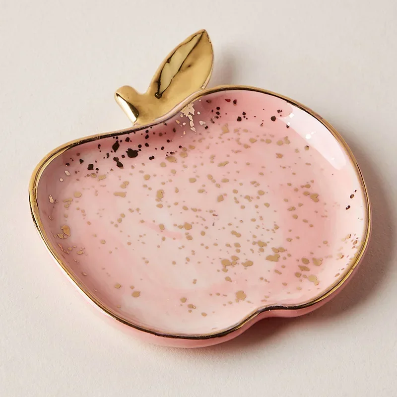 Nordic Ceramic Watermelon Shap - Ceramic Trinket Dish 评论和价格