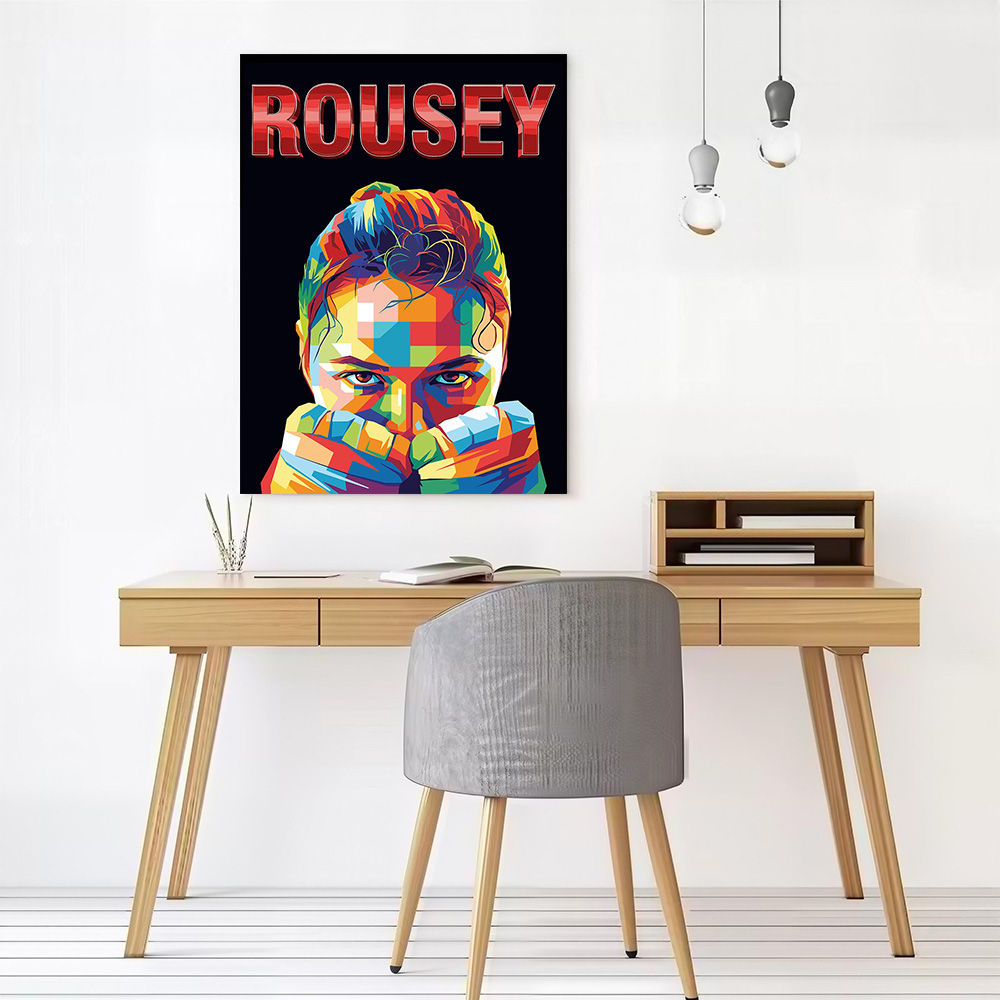 Rousey: Ronda Rousey Pop Art P - Home Decor Niche 评论和价格