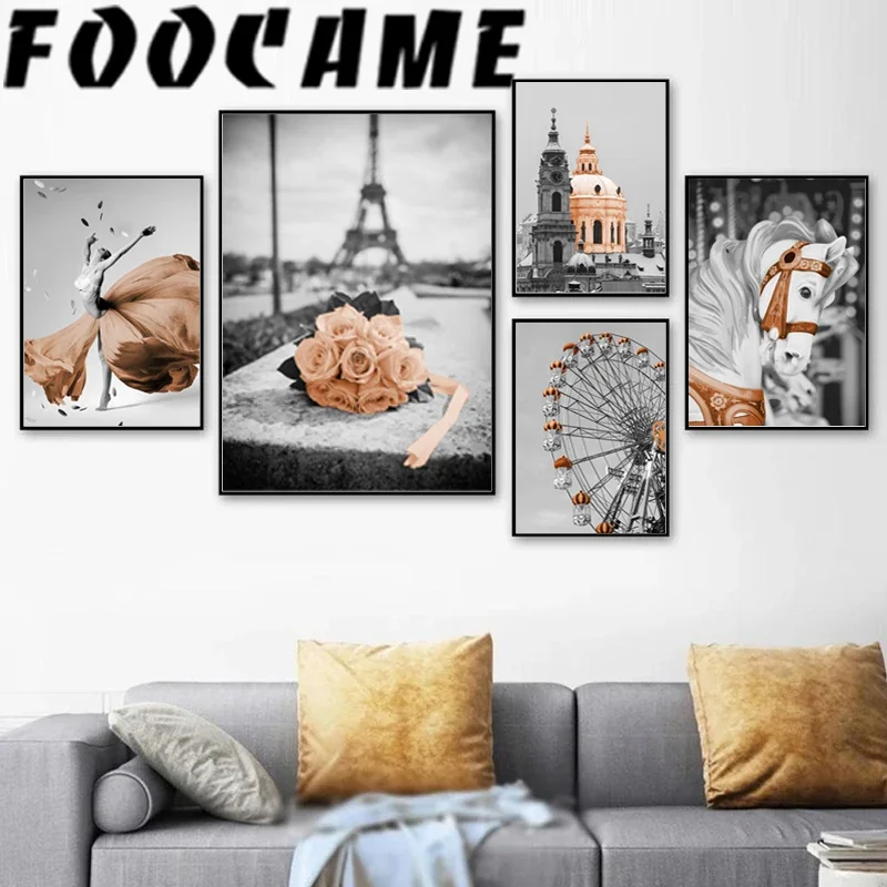 Eiffel Tower Ferris Wheel Danc - Home Decor Pt 评论和价格