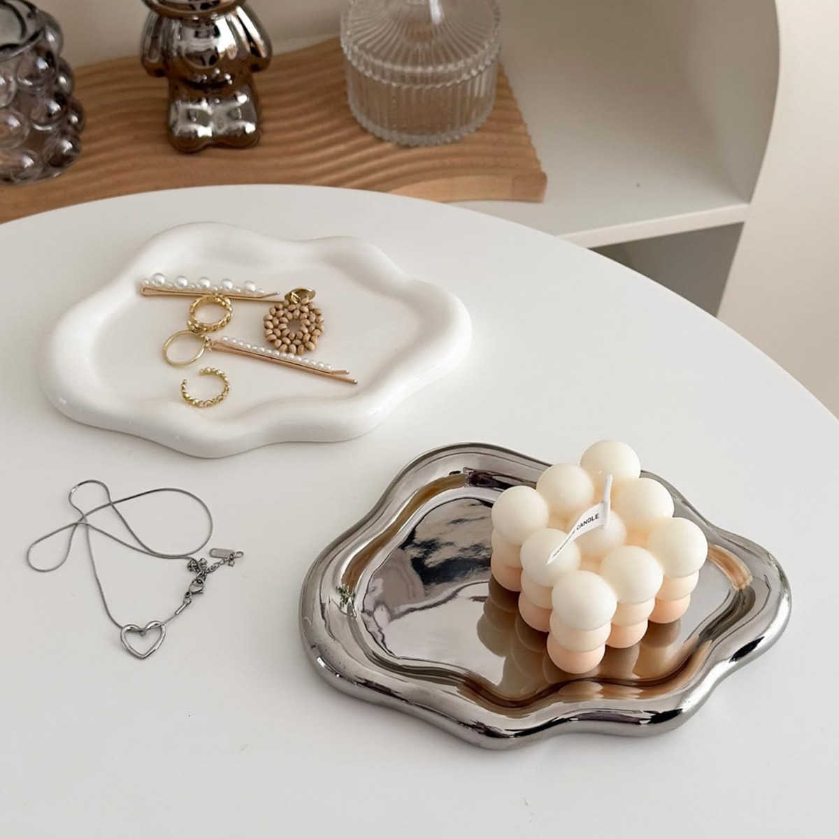 Ceramic Jewelry Tray Trinket D - Ceramic Trinket Dish 评论和价格