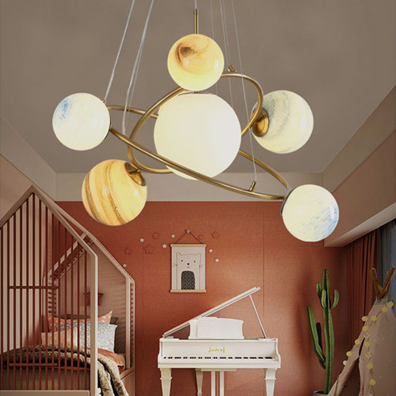 Children's Room Boys And Girls - Hanging Moon Lamp 评论和价格