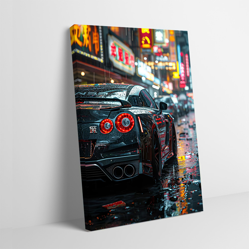 GTR R35 Street City Poster Cus - Home Decor Niche 评论和价格