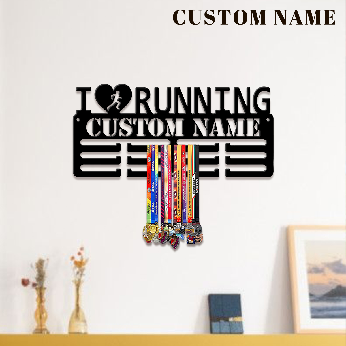 Custom I Love Running Metal Me - Home Decor Com 评论和价格