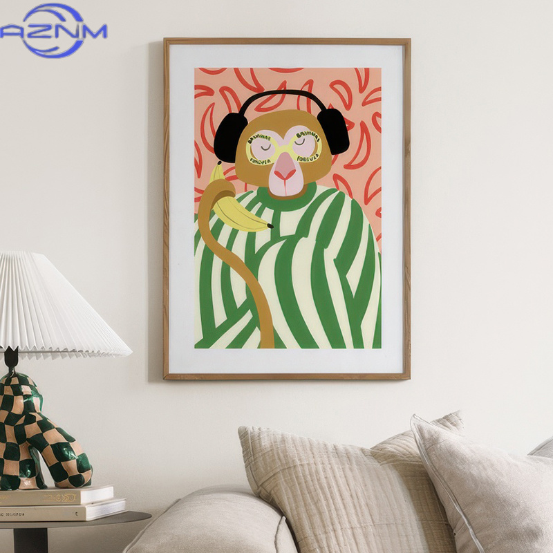 AZNM Bear Abstract Lines Rainb - Home Decor Pt 评论和价格