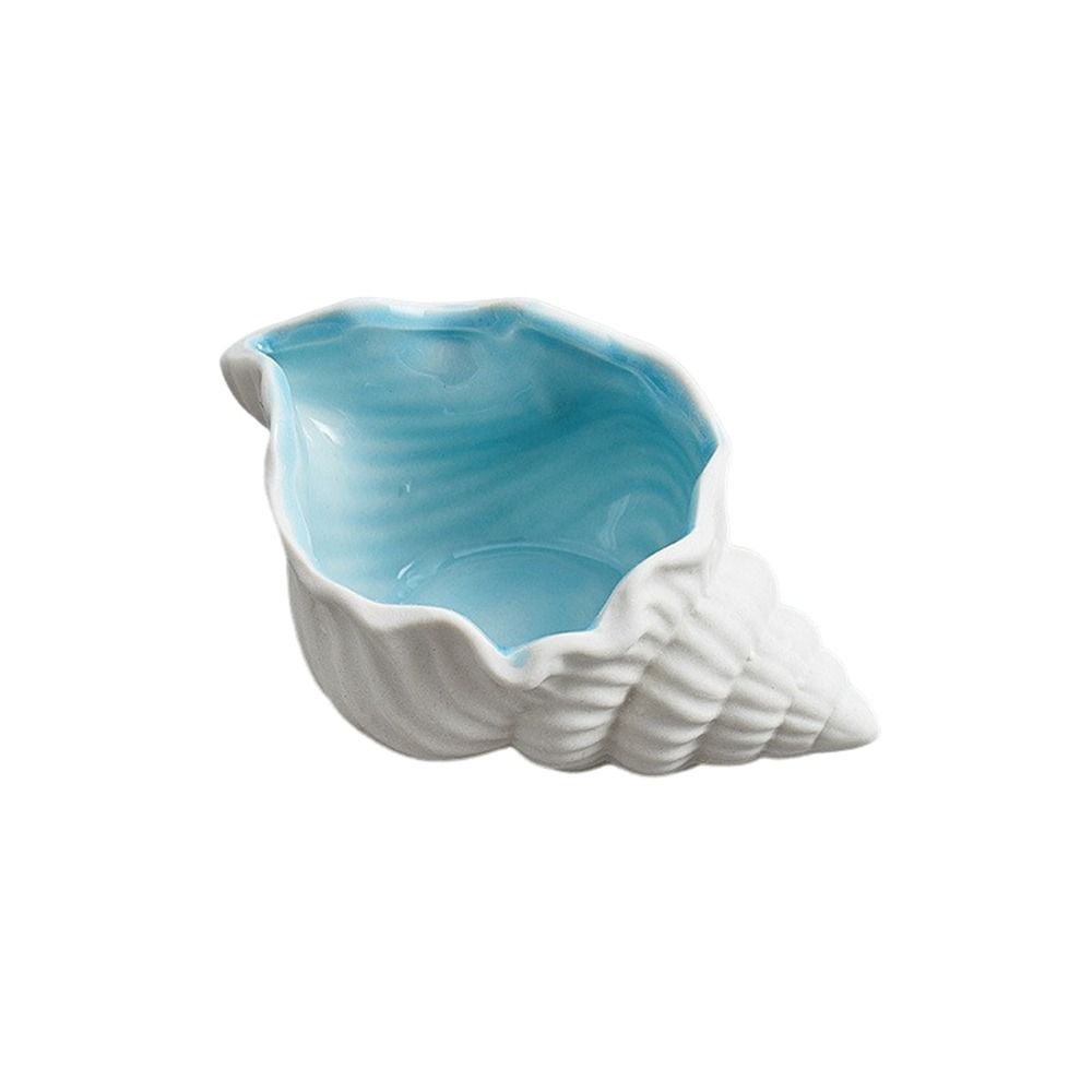 Conch Shape Ceramic Jewelry Tr - Ceramic Trinket Dish 评论和价格