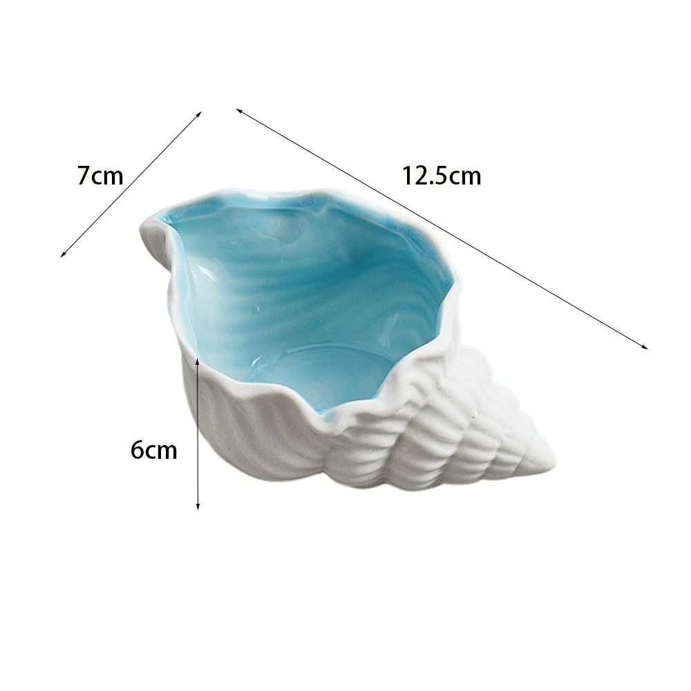 Conch Shape Ceramic Jewelry Tr - Ceramic Trinket Dish 评论和价格